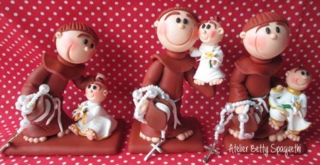 Santo António personalizado 12cm